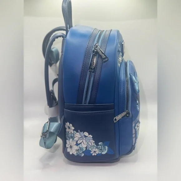 Loungefly Corpse Bride Tim Burton Blue Floral Butterfly Mini Backpack NWT Loungefly Tim Burton Corpse Bride Floral Mini Backpack main image 2